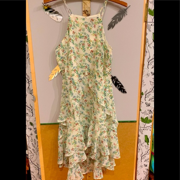 Banana Republic Ruffle Dress, size 6 PETITE, New! - Picture 1 of 3